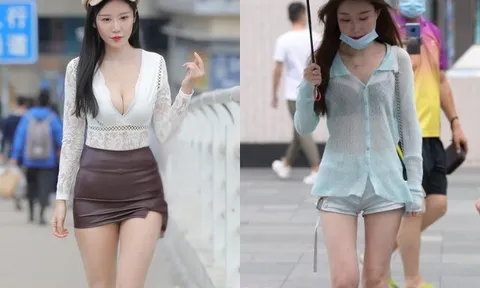 Hội chị em vô tư mặc "mỏng dính" đi khắp nơi khiến người xung quanh "nhức mắt", đổi sang kiểu khác đẹp hơn