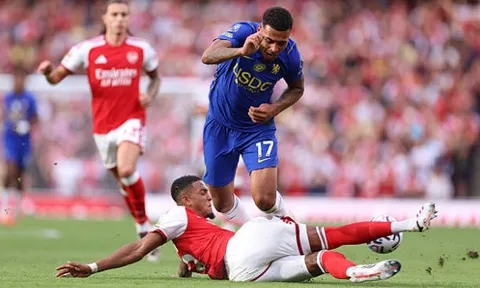Để thua Arsenal sít sao, Morgan Rogers tỏ rõ sự thất vọng