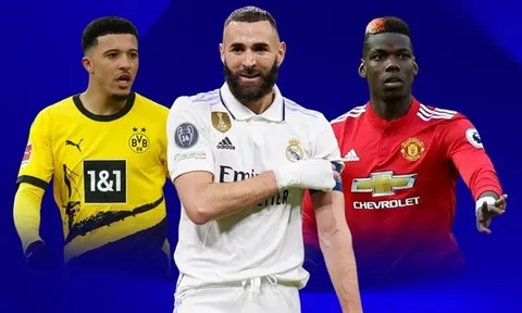 Đội hình "thất nghiệp" cực khủng: Từ Jadon Sancho đến Benzema, Pogba
