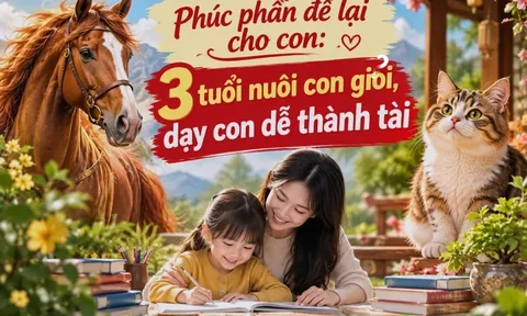 Phúc phần để lại cho con: 3 tuổi nuôi con giỏi, dạy con dễ thành tài