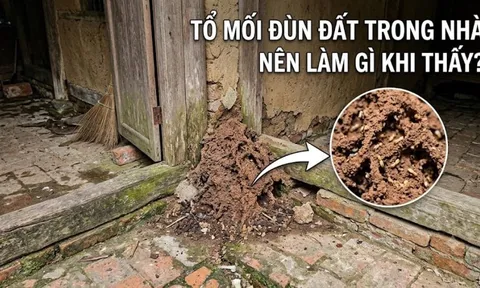 Nên làm gì khi thấy tổ mối đùn đất trong nhà?