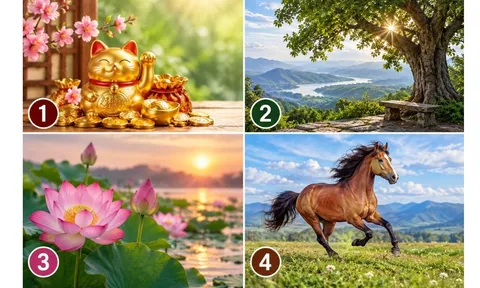 Trắc nghiệm: Chọn 1 bức ảnh bạn ấn tượng nhất để biết tài vận tháng 8 âm lịch sẽ ra sao