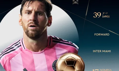 Messi tranh Quả bóng Vàng 2026 cùng Mbappe