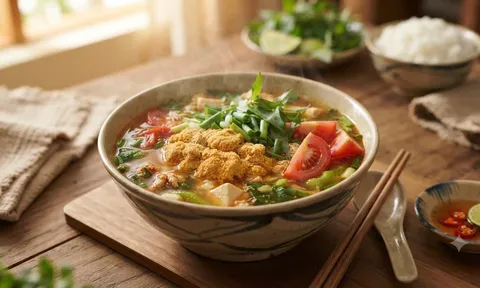 Cách nấu canh riêu cua ngon