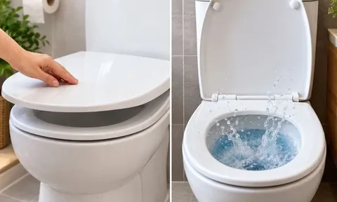 Dùng xong nên đóng hay mở nắp bồn cầu? Nhiều người đang làm ngược cách vệ sinh đúng