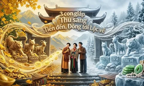 3 con giáp Thu sang Tiền đến, Đông tới Lộc về