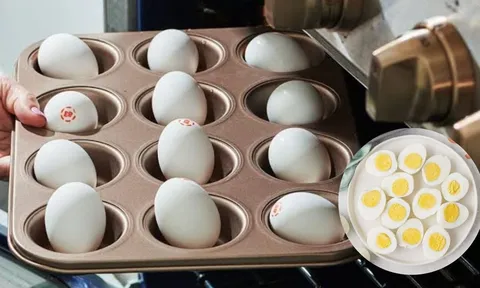 Mẹo luộc trứng không cần nước