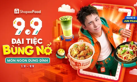 "Sạc" năng lượng cho tháng 9 đầy hứng khởi với ShopeeFood 9.9