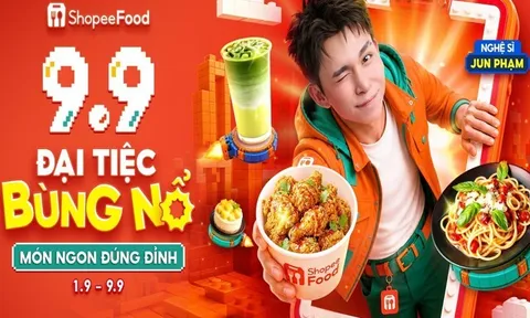 "Sạc" năng lượng cho tháng 9 đầy hứng khởi với ShopeeFood 9.9