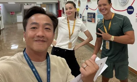 Hồ Ngọc Hà, Kim Lý hội ngộ Cường Đô La khi đi họp phụ huynh cho Subeo, doanh nhân phố núi cảm ơn vợ Đàm Thu Trang