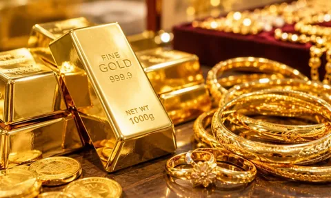 Bảng giá vàng 9999 24K 18K SJC DOJI PNJ hôm nay 9/9/2026
