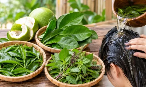Cách gội đầu bằng 3 loại lá phổ biến giúp tóc sạch, đẹp và hỗ trợ mọc tóc con