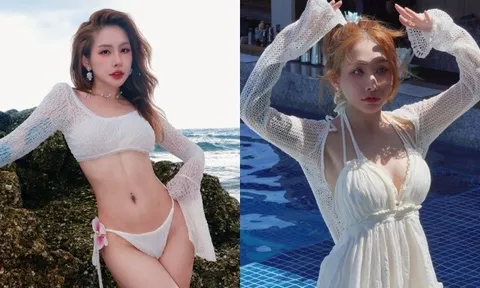 Nữ ca sĩ Vbiz hậu "dao kéo" lột xác khó nhận ra: Diện bikini nóng bỏng, mê đồ kiệm vải khoe body "cháy mắt"