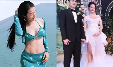 Mỹ nữ TP.HCM lấy doanh nhân công khai bụng bầu giữa đám cưới, sinh xong mặc bikini khoe dáng nuột, ở cơ ngơi 4 tầng