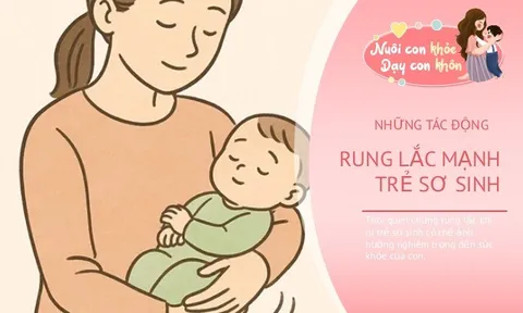 Mắc sai lầm này khi bế, ru con, bố mẹ có thể vô tình gây tổn thương não cho trẻ sơ sinh