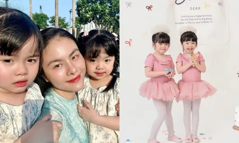 2 con gái của Vân Trang catwalk hút cả trăm nghìn lượt xem, thần thái trái ngược dù sinh đôi khiến dân tình thích thú