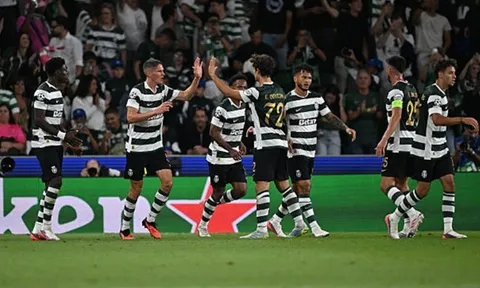 Ghi 3 bàn chớp nhoáng, Sporting đánh bại Galatasaray sau pha phản lưới nhà