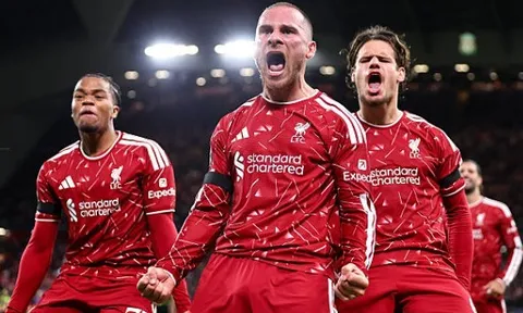 Chấm điểm Liverpool: Araujo gây ấn tượng; Đẳng cấp Mac Allister lên tiếng