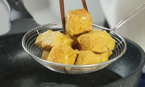 Mẹo rán đậu không cần nước vẫn vàng giòn