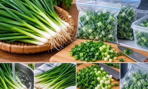 Mẹo bảo quản hành lá cả tháng vẫn xanh thơm, nhớ thêm bước này