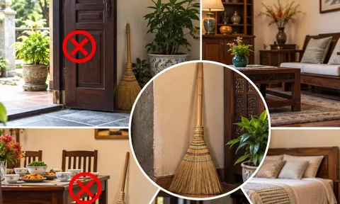  Người xưa rất kiêng để chổi quét nhà ở 5 vị trí này