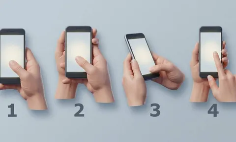 Nhìn cách cầm điện thoại tiết lộ điều đặc biệt về bạn