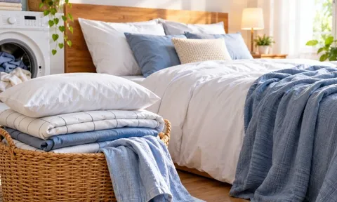 Bao lâu nên giặt chăn ga gối một lần?