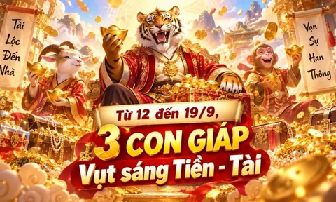Từ 12 đến 19/9, 3 con giáp Vụt sáng Tiền - Tài