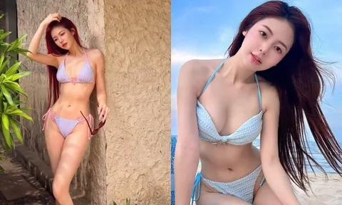 Hot girl Việt thả dáng với bikini kiệm vải khoe đường cong "thắt đáy lưng ong", U35 càng diện đồ gợi cảm càng hút mắt