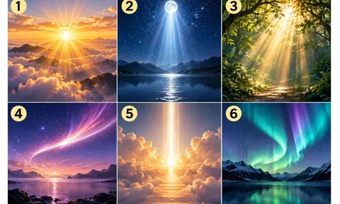 Chọn 1 vệt ánh sáng để xem vũ trụ nhắn gửi gì tới bạn