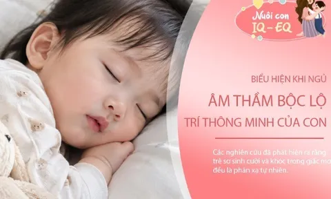 4 biểu hiện khi ngủ thường gặp ở trẻ, có thể hé lộ não bộ đang phát triển mạnh