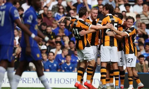 Chelsea mất điểm trước tân binh Hull City