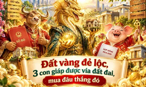 Đất vàng đẻ lộc, 3 con giáp được vía đất đai, mua đâu thắng đó