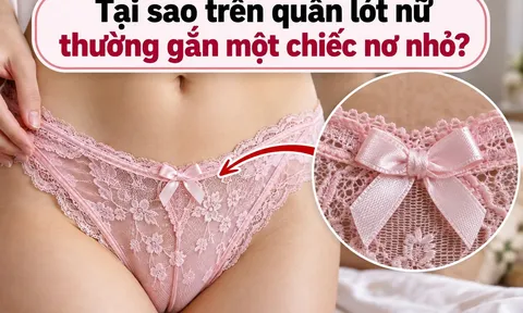Tại sao trên quần lót nữ thường gắn một chiếc nơ nhỏ?