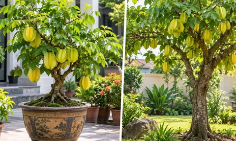 Trồng cây khế cảnh phong thủy: Nên để trong chậu hay trồng thẳng xuống sân vườn để hút tài lộc?