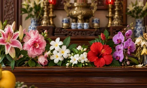 7 loại hoa thường bị kiêng dâng cúng, đẹp đến mấy cũng nên cân nhắc khi đặt lên ban thờ