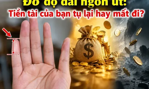Đo độ dài ngón út: Tiền tài của bạn tụ lại hay mất đi?