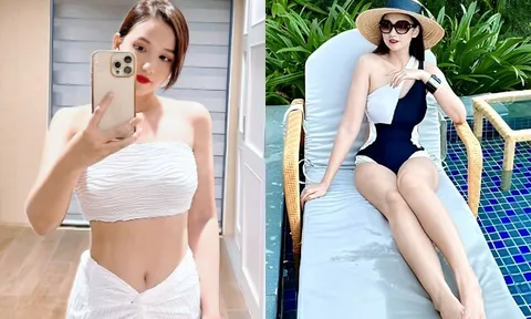 Mỹ nhân VTV mang bầu được chồng thưởng quà 4 tỷ, đẻ xong mặc bikini đẹp mơn mởn, ở cung điện 60 tỷ