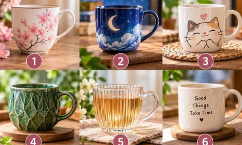 Chọn 1 chiếc cốc bạn ấn tượng để xem người khác đánh giá cao điểm gì ở bạn