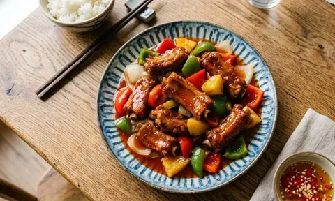 Mẹo làm sườn xào chua ngọt đậm đà, mềm thơm, sốt sánh đẹp mắt