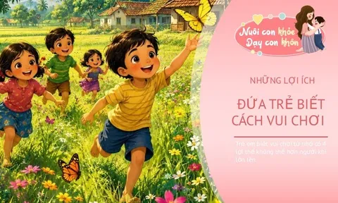 Chơi đùa không có nghĩa là sao nhãng việc học, đứa trẻ biết chơi từ nhỏ có 4 lợi thế hơn người