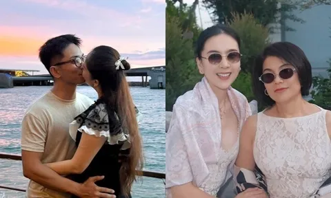Sao Việt 24h: Khánh Thi - Phan Hiển khóa môi lãng mạn tại Phú Quốc; MC Mai Ngọc đọ nhan sắc cùng mẹ ruột