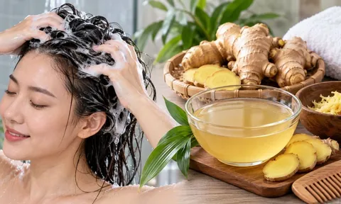 Gội đầu với gừng theo cách này: Da đầu sạch thoáng, tóc chắc khỏe, hỗ trợ giảm gàu