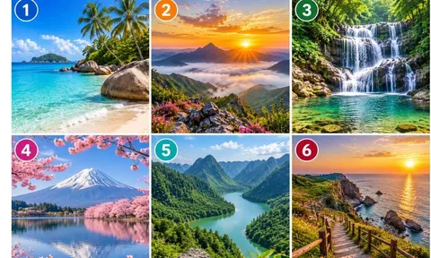 Trắc nghiệm: Chọn một cảnh thiên nhiên mà bạn muốn khám phá
