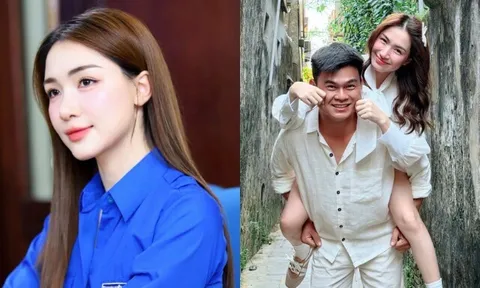 Hòa Minzy trở thành Uỷ Viên Trung ương Hội Liên hiệp Thanh niên Việt Nam, Đại úy Thăng Văn Cương liền chúc mừng vợ sắp cưới