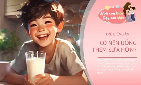 Trẻ biếng ăn có nên uống nhiều sữa hơn? Sai lầm có thể khiến con càng bỏ bữa