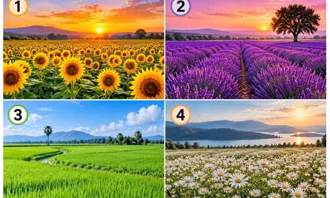 Chọn 1 cánh đồng bạn yêu thích