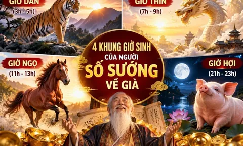 4 khung giờ sinh của người số sướng về già