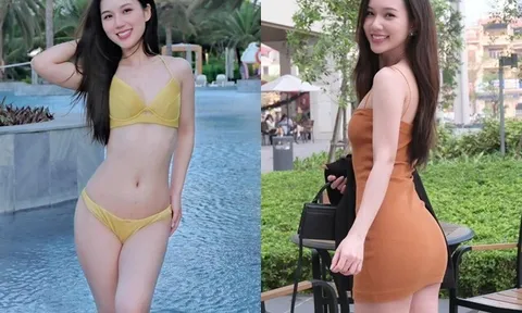 Mỹ nhân VTV "độ dáng" diện bikini đầy nóng bỏng, sống giàu sướng xách túi hiệu, không cần biết chồng kiếm bao nhiêu tiền