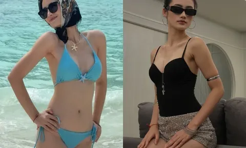 Hoa hậu Ý Nhi khoe chân dài miên man, nhan sắc sau 3 năm đăng quang ngày càng "lên hương"